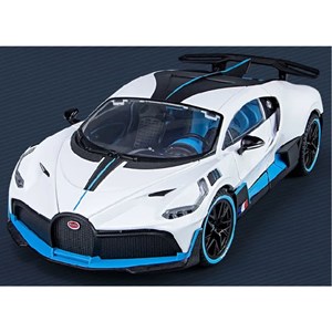 اسباب بازی ماشین فلزی بوگاتی سفید مدل دیوو BUGATI DIVO _ماشین اسباب بازی